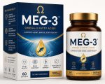 MEG-3 Omega-3 Fatty Acids 1000mg – Premium Fish Oil for Heart, Brain & Joint Health